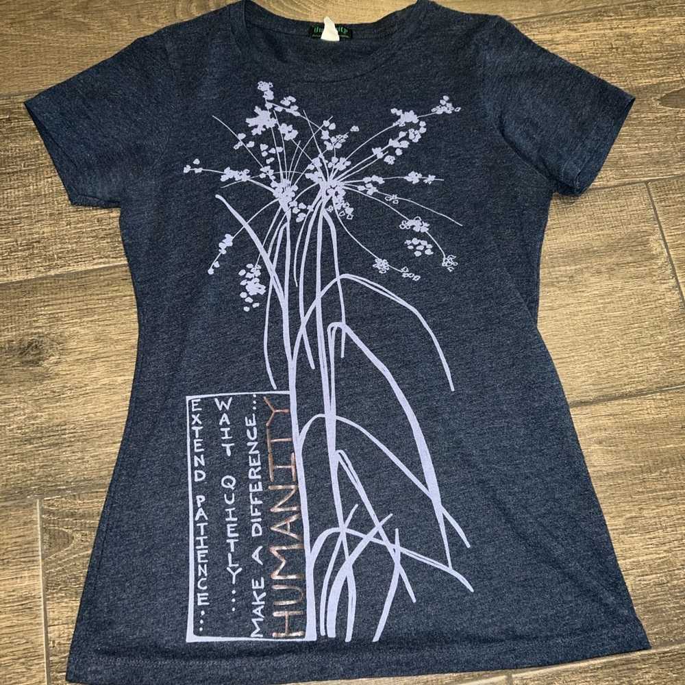 Humanity graphic tee size medium